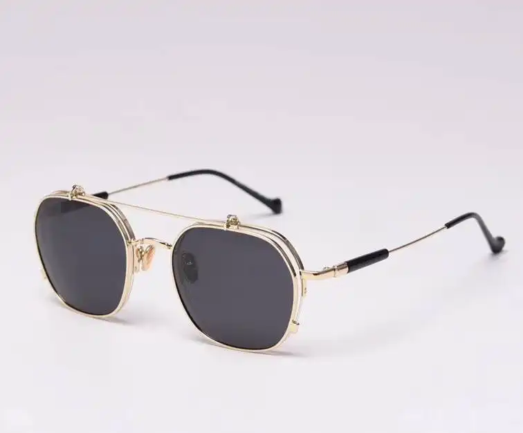 Retro Polarized Flip Fashionable Eye Protection Sunglasses