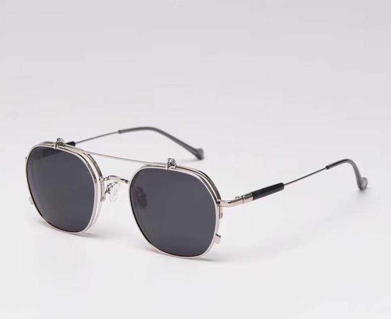 Retro Polarized Flip Fashionable Eye Protection Sunglasses