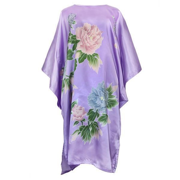 Title 4, Sexy Female Silk Rayon Robe Bath Gown Nightgown...