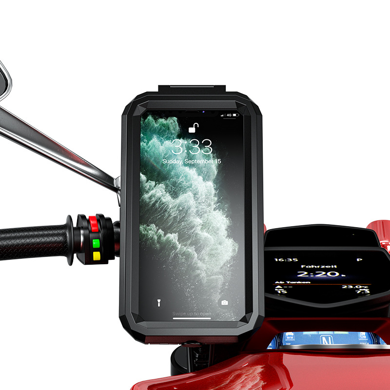 Outdoor Riding Rainproof Charging Mobile Phone Case Holder With Cable Fast Charging — foto 4