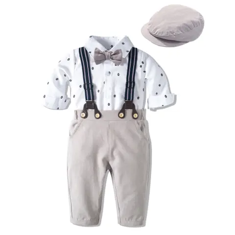 Autumn New Long Sleeve Khaki Suit Infant Clothing Boys'
