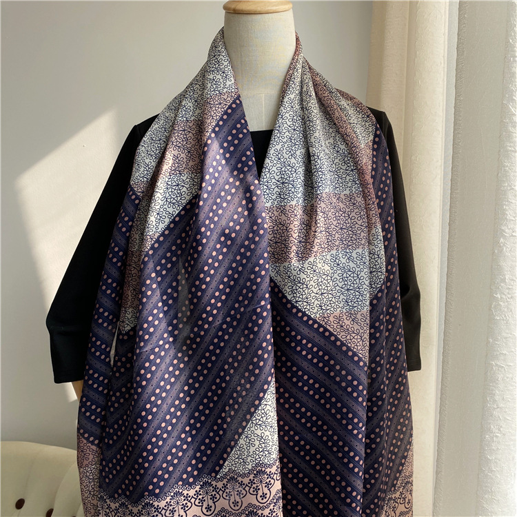 Mulberry Silk Women'S Long Scarf