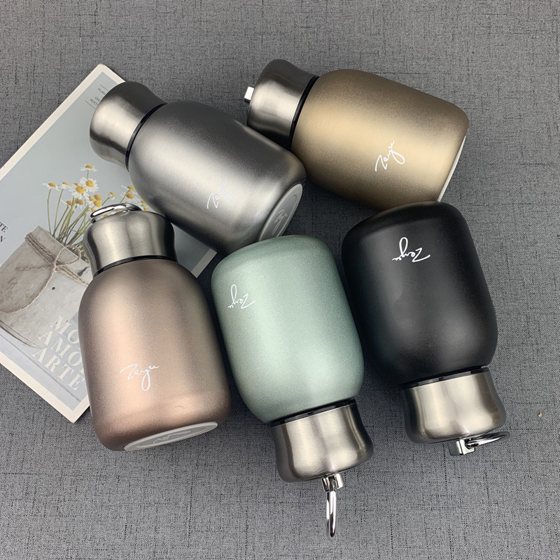Stainless steel vacuum frosted insulation cup water cup
