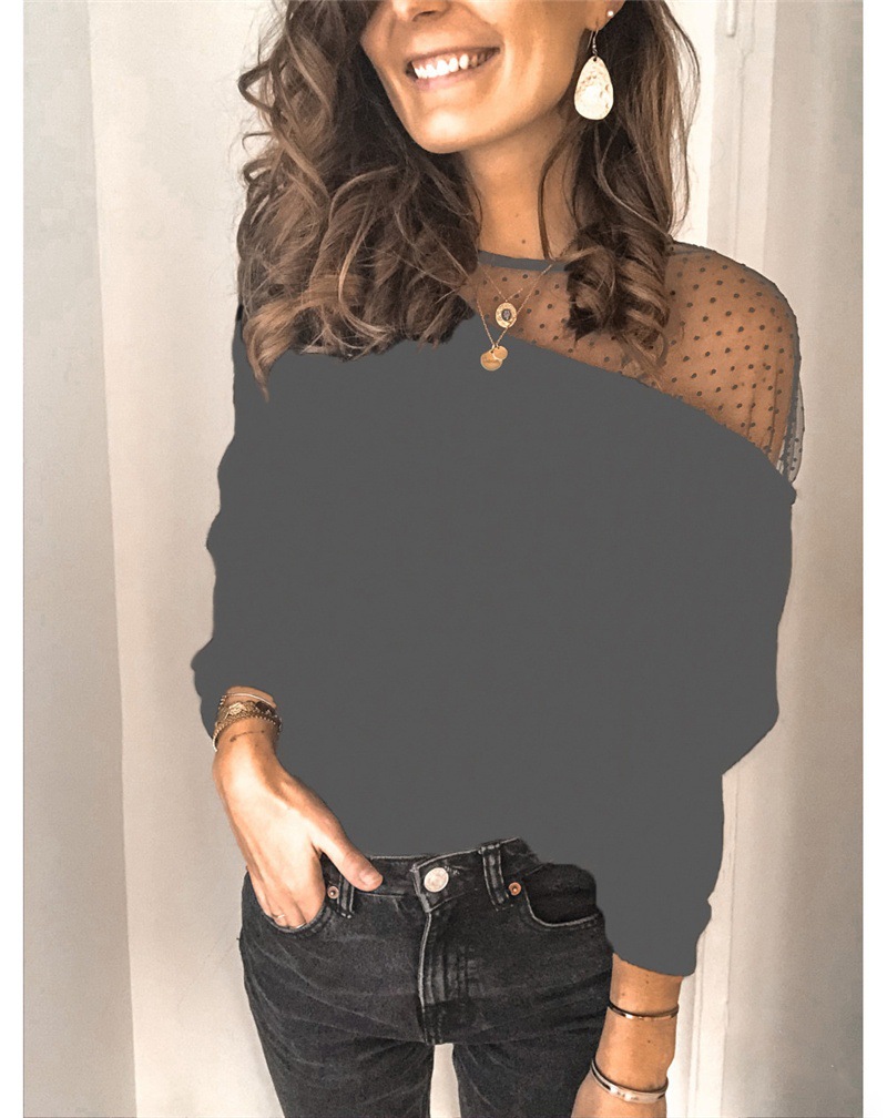 Long-sleeved Slim Simple Bottoming Shirt