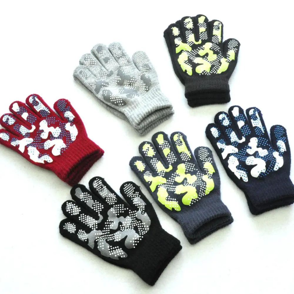 5-11 Years Old Children's Winter Warm Knitted Gloves