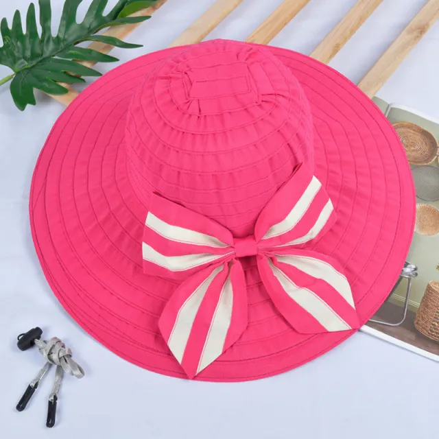 Sun Protection Foldable Beach Hat Red - Shop at LoveMi