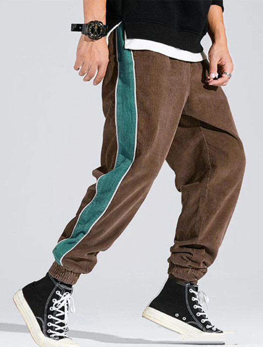 Title 5, Trendy All-match Slim-fit Pants Casual Pants fo...