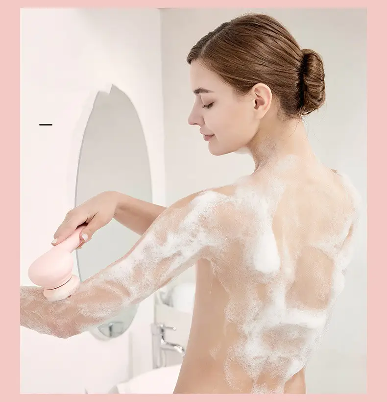 Bathing Instrument Full-automatic Massage Electric Back Mud  Bathing Brush, Lazy Person's Back Rubbing Brush