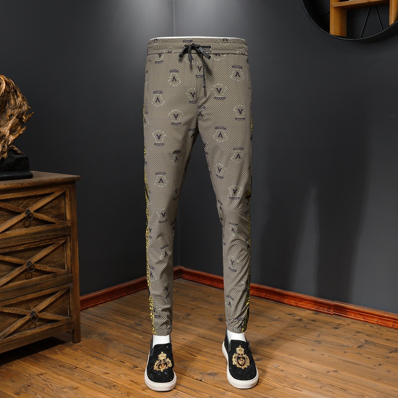 Title 4, Pantaloni Lunghi Stretch Slim da Uomo, Trendy e...