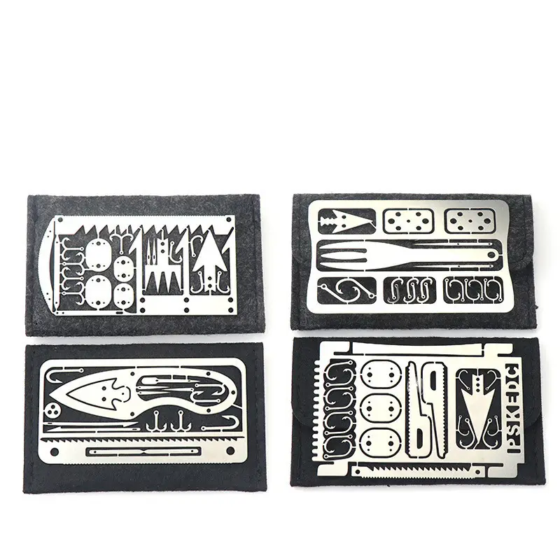 Multifunctional Fishing Card, Field Survival Tool Equipment