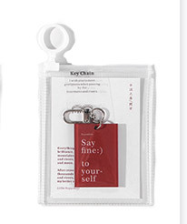 Little Happniess Acrylic Key Chain Aesthetic INS Landscape Cloud Bullet Journaling Accessories Decorate Bag Car Cute Key Pendant - Shop at LoveMi