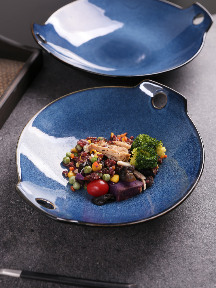 Ceramic Round Dish Plate