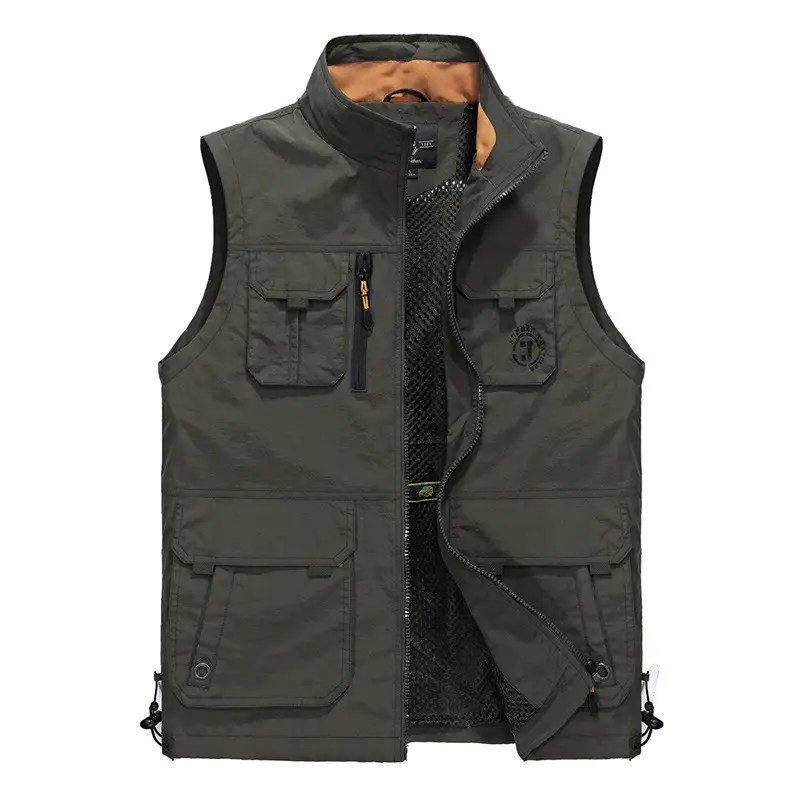 Multi-Pocket Fishing Vest And Mesh Waistcoat