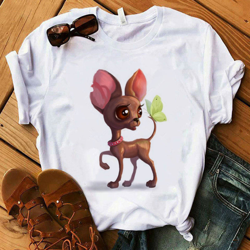 Cute Cartoon Animation Personalized Printing Fashion Trend Casual Short Sleeve Round Neck T-Shirt