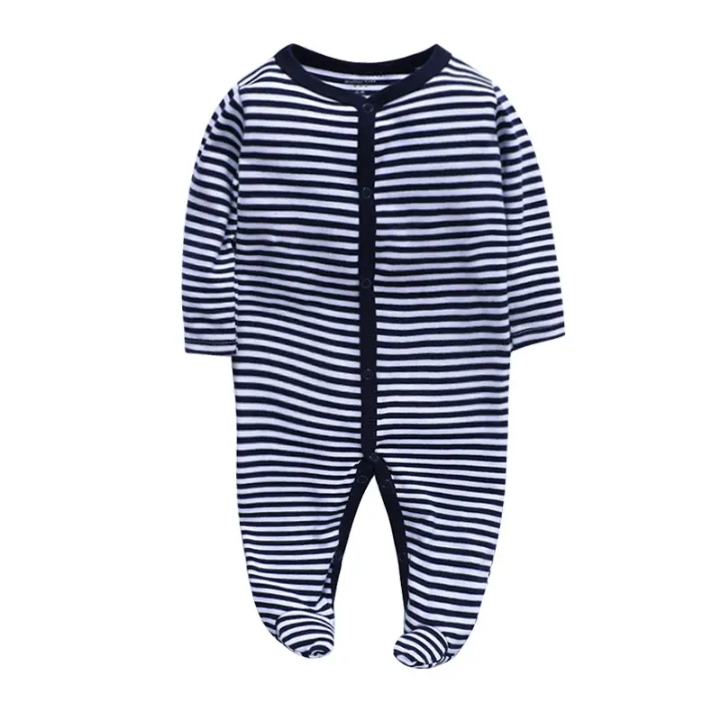 Newborn Baby Foot-Wrapped Long-Sleeved Crawling Clothes