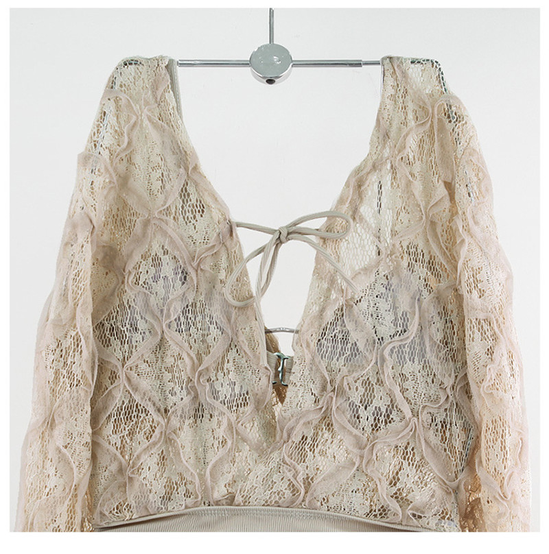 Swimsuit One-piece Long-sleeved Sexy Bikini Covering Belly Looks Thin