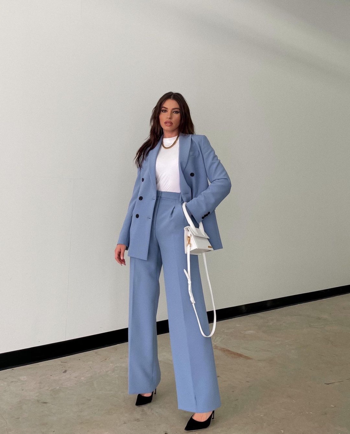 Casual Silhouette Salt Fried Street Suit Suit
