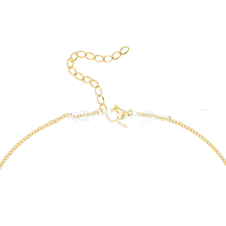 Fashion Star And Moon Thick Chain Metal Necklace