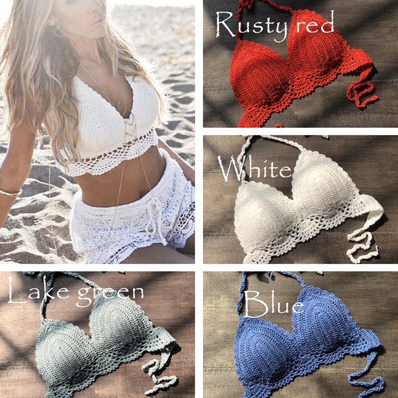 Title 7, Hand Crocheted Bikini Wrap Breast Ladies