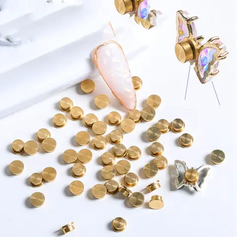 Rotatable Transfer Bead Nail Decoration