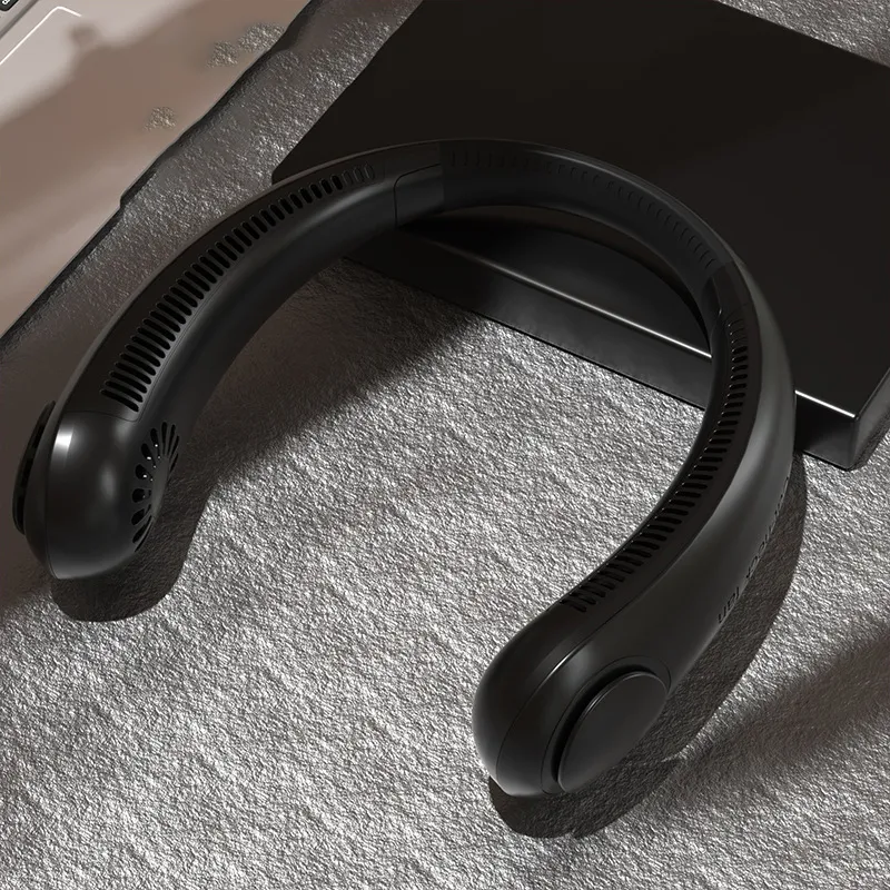 Leafless Hanging Neck Fan Usb Charging Lazy Silent Fan – image 5