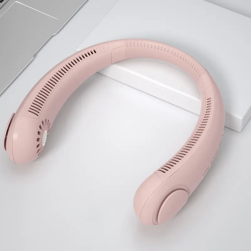 Leafless Hanging Neck Fan Usb Charging Lazy