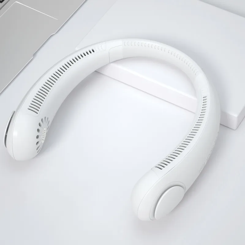 Leafless Hanging Neck Fan Usb Charging Lazy Silent Fan – image 2