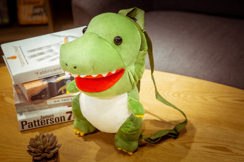 Tyrannosaurus Triceratops Dinosaur Plush Toy Backpack Infant Children's Backpack — foto 2