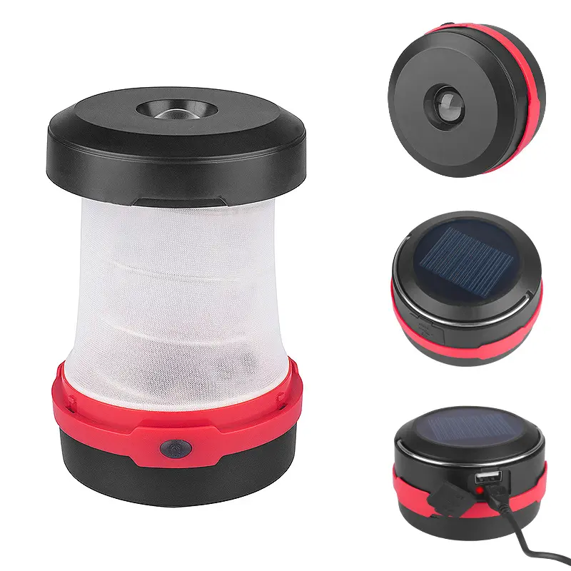 Solar Camping Light Outdoor Portable USB Charging