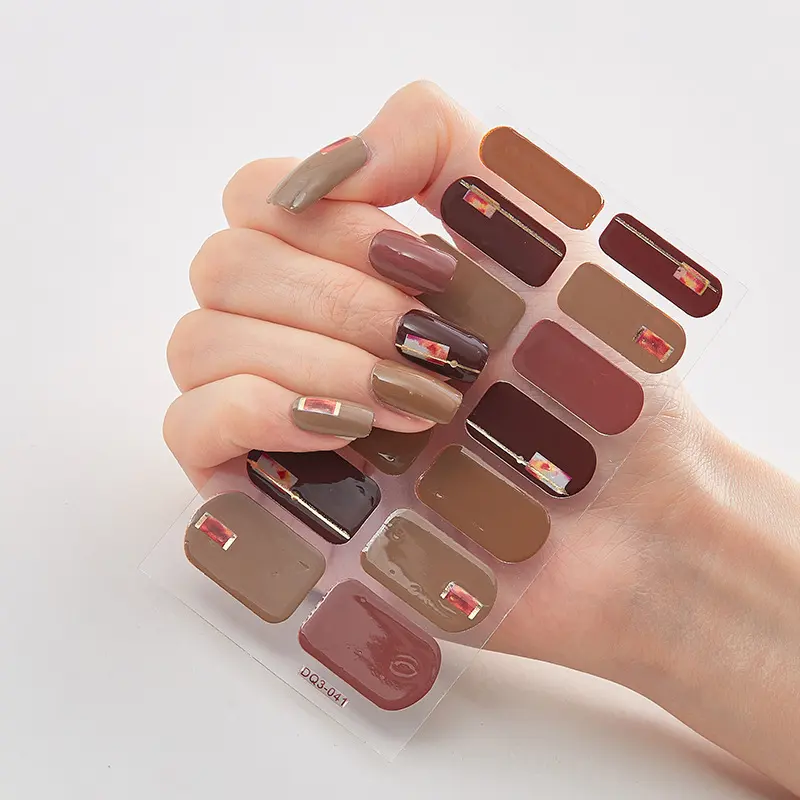 Waterproof and Long Lasting 3d Nail Stickers