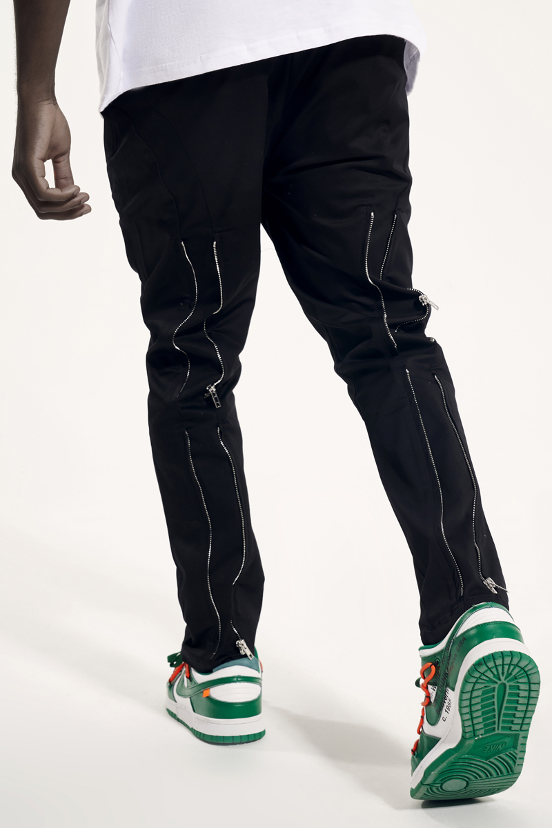 Title 5, Pantaloni casual Concept da uomo slim fit con c...