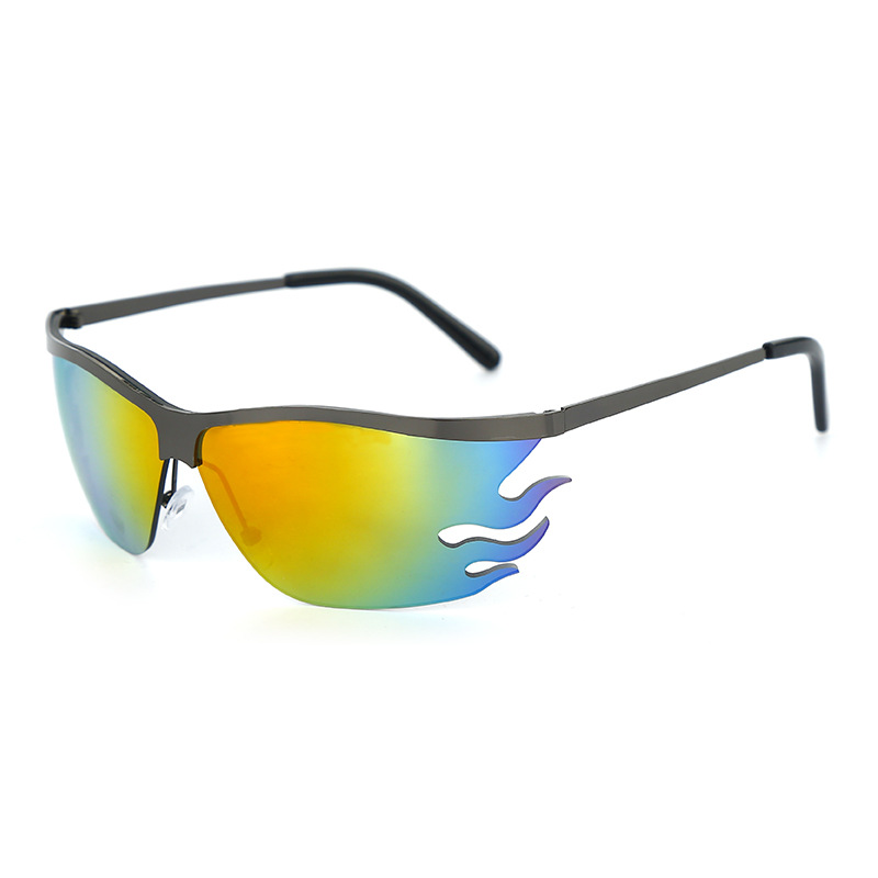 Title 3, Outdoor Sports Mirror Flame Fashion Sunglasses ...