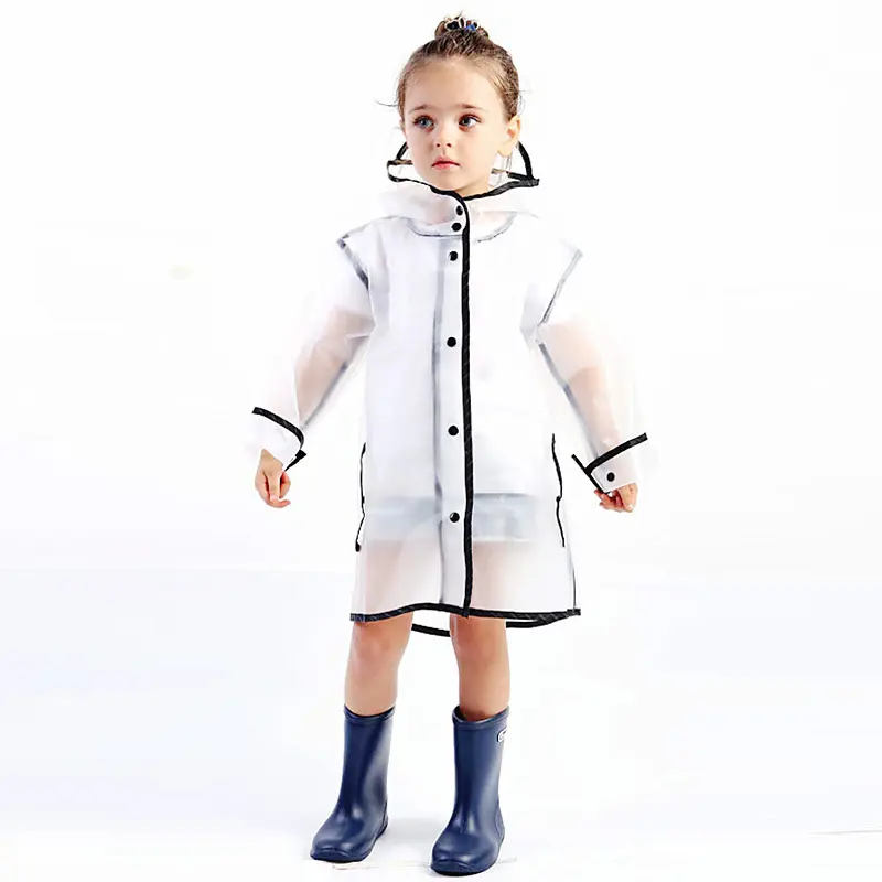 Baby Waterproof Raincoat Polyester Boys Girls Clothes Fashion Rainwear