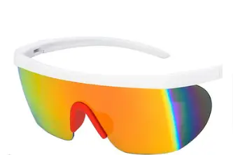 Real Film One Piece Sunglasses Oversized Frame Sunglasses Outdoor Prescription Glasses