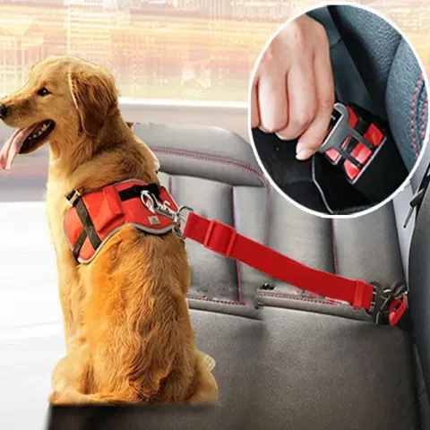 Adjustable Pet Cat Dog Car Seat Belt Pet Vehicle