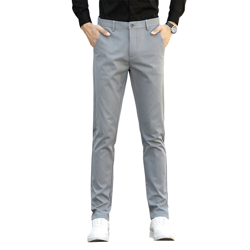 Title 6, Casual broek Zomer heren slanke rechte broek Je...