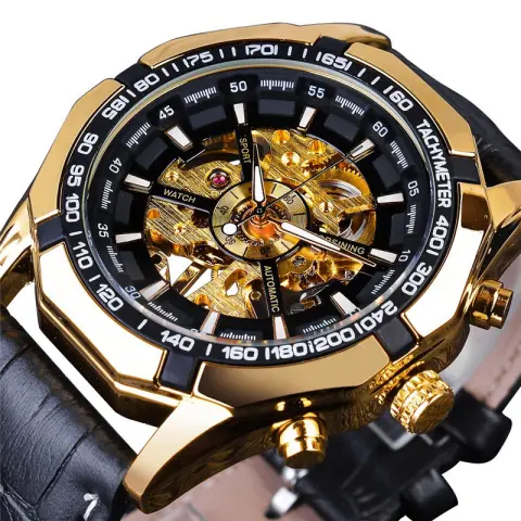 A Drop Shipping Forsining Watch Men's Fashion Casual Classic