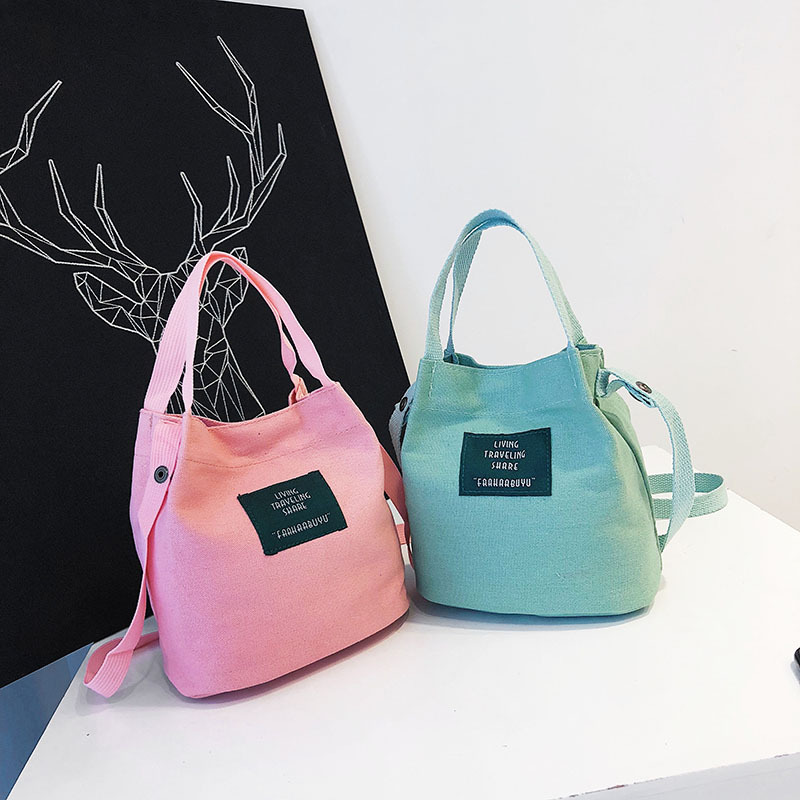 Autumn And Winter New Simple Mini Single Shoulder Canvas Bag Female New Mori Retro Small Fresh Messenger Bag