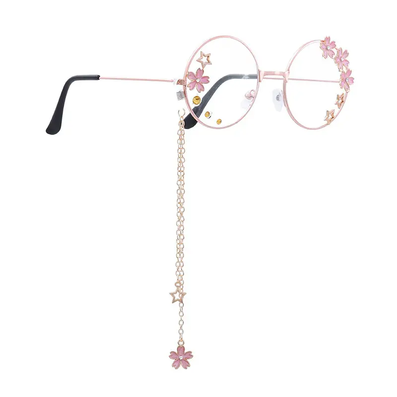 Cherry Blossom Star Pendant Glasses Japanese