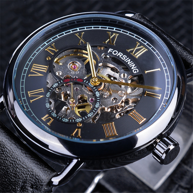 Fashion Casual Classic Popular Hollow Waterproof Mechanical Watch