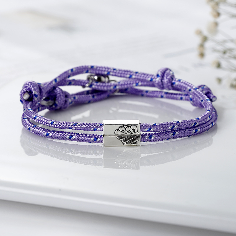 A Couple S Red Rope Bracelet A Pair Of Magnet Silver Girlfriends Gift Knitting Rope Jewelry