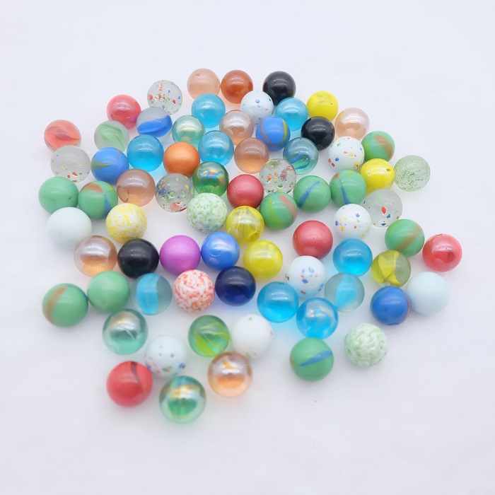 Title 3, Pcs Glass Ball 16 Mm Cream Console Game Pinball...