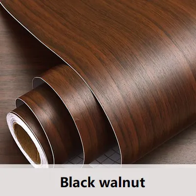 Furniture Treasure Old Furniture Renovation Stickers Boeing Film Wardrobe Cabinets Self Adhesive Wallpaper Wood Grain Paper Door Table Waterproo ... Black Walnut - Shop at LoveMi