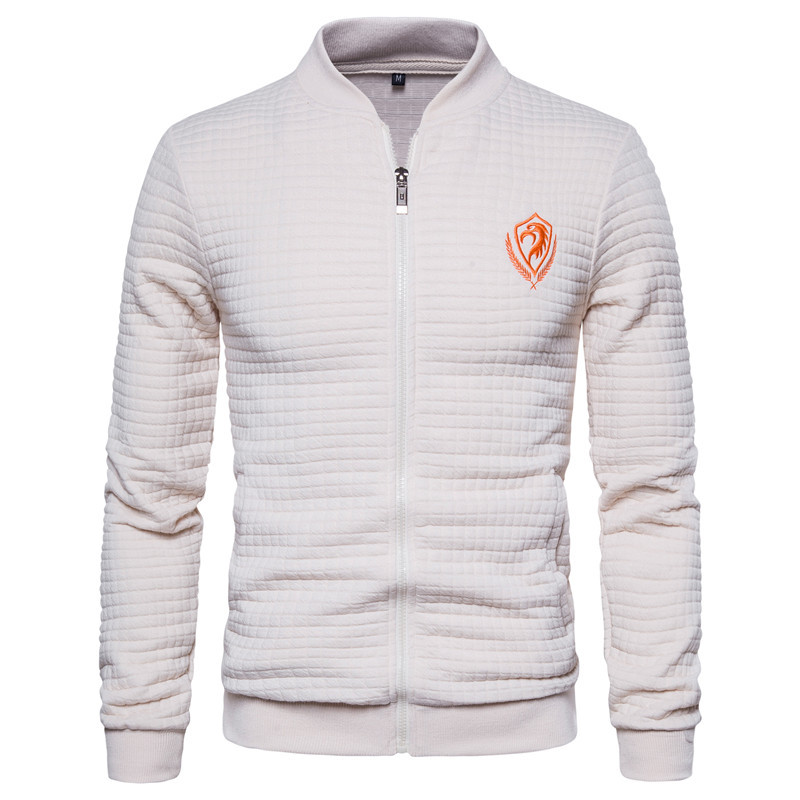 Jacket Cotton Sweater Zipper Stand Collar Jacket Men
