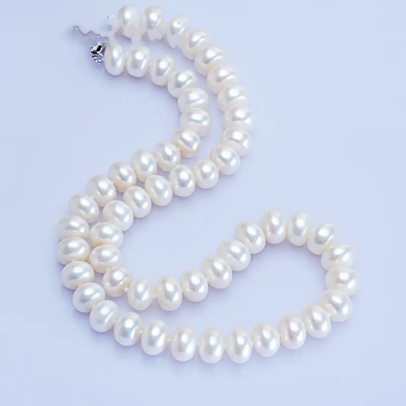 Dailan Jewelry Freshwater Pearl Necklace 10-11mm Steamed