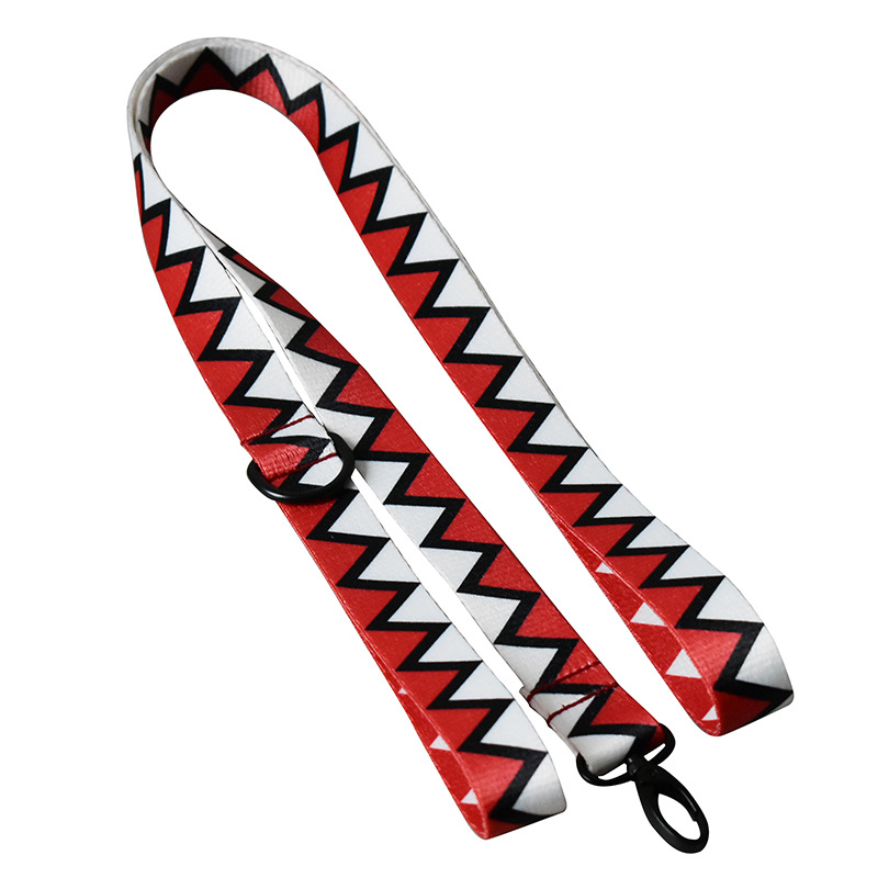 Red triangle dog leash