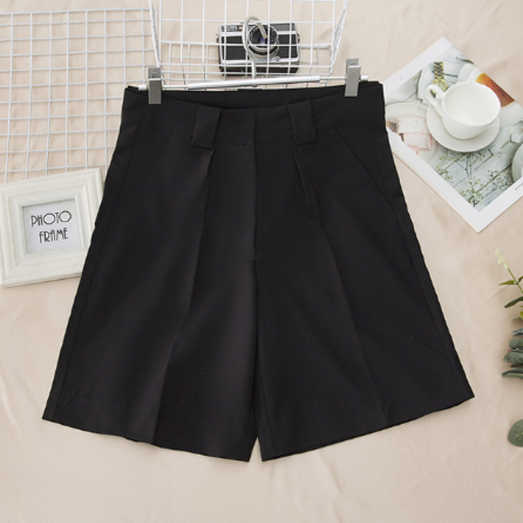 Title 6, Zomerse Losse Vijfpunts Wide-Leg Shorts voor Da...