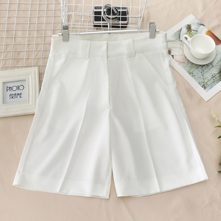 Title 7, Zomerse Losse Vijfpunts Wide-Leg Shorts voor Da...