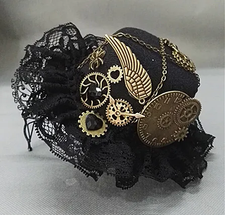 Vintage Lolita Top Hat Accessories Black - Shop at LoveMi