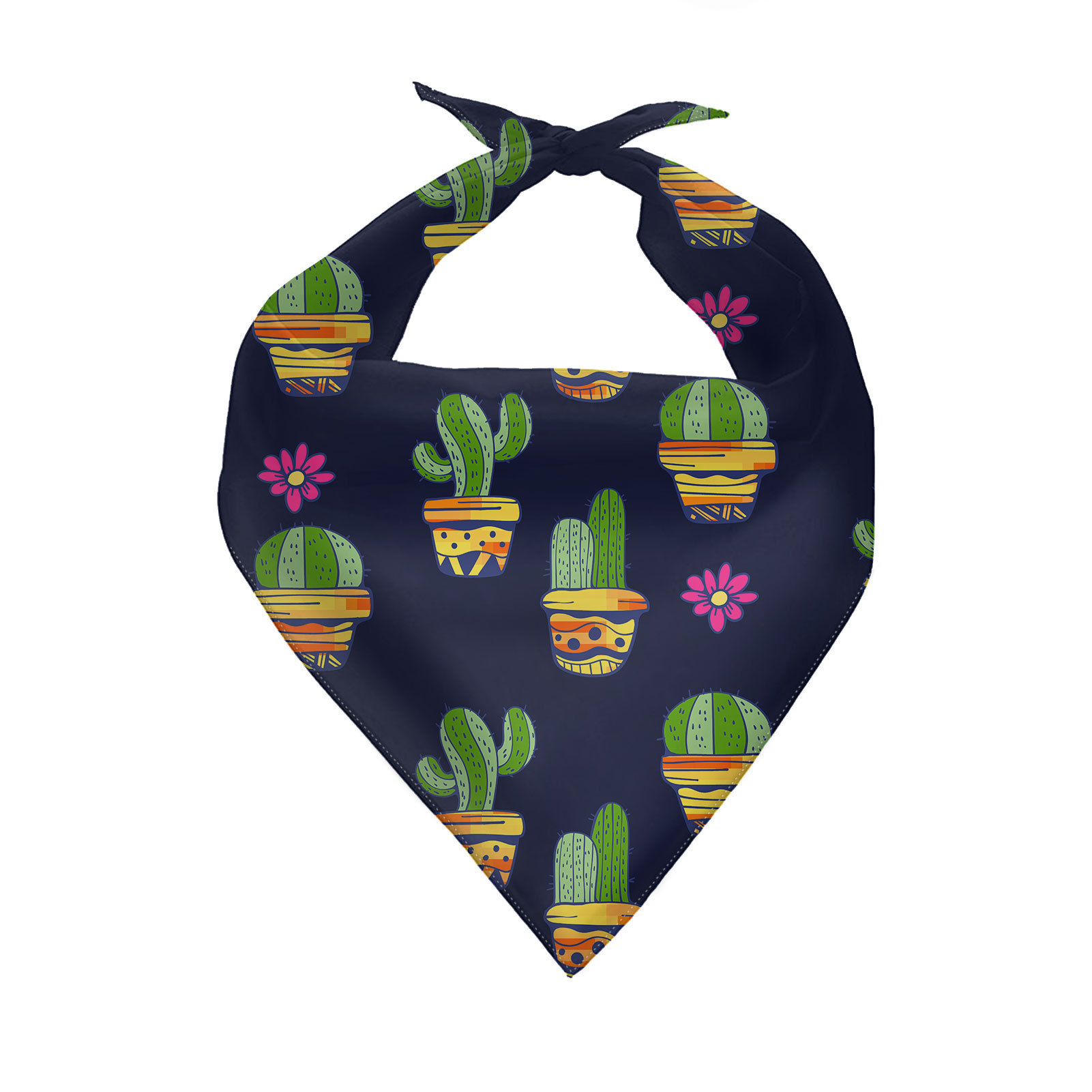 Plant dog saliva triangle bandana